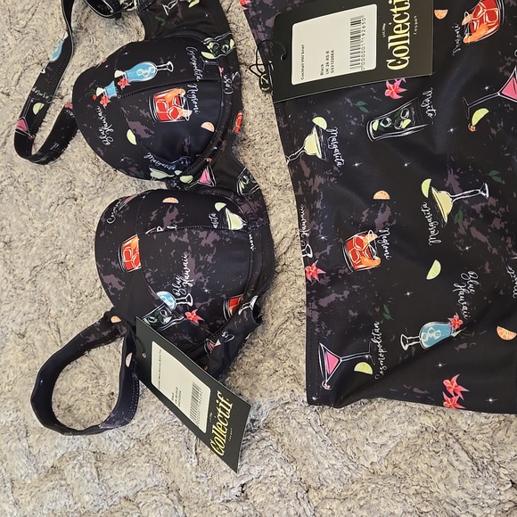 Collectif x Playful Promises COCKTAIL MENU BALCONY BIKINI 2 piece, NWT - Picture 10 of 10